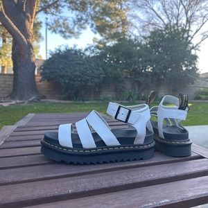 Dr. Marten White sandals
